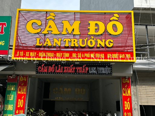 Tiêu chí tạo nên bảng hiệu tiệm cầm đồ