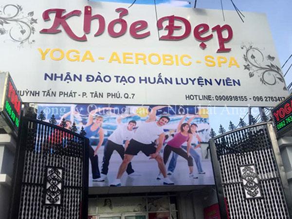 Mẫu thiết kế bảng hiệu Yoga